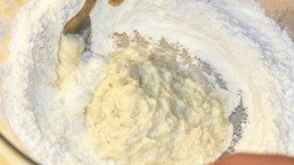 ШАГ 4. тонкое бездрожжевое тесто для пиццы