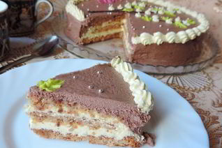 Арахисовый торт Лакомка