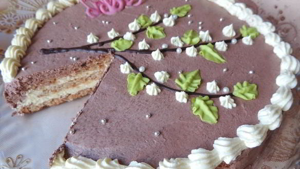 ШАГ 13. арахисовый торт лакомка