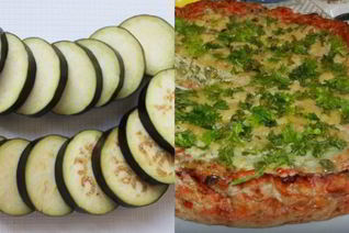 Баклажанный торт с фаршем