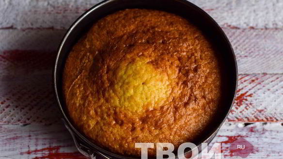 ШАГ 6. бисквит на кефире