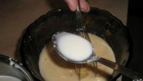 ШАГ 2. блинный торт с шоколадным кремом