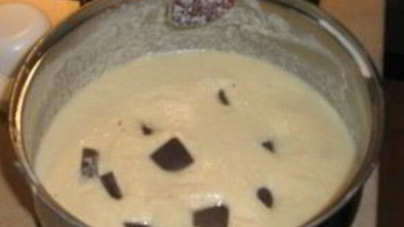 ШАГ 3. блинный торт с шоколадным кремом