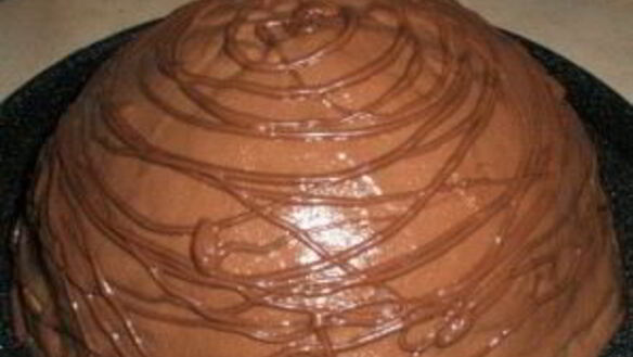ШАГ 8. блинный торт с шоколадным кремом