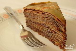 Блинный торт со сгущеным молоком