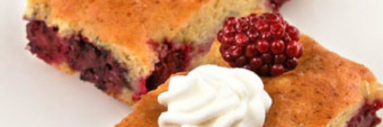 Ежевичный торт