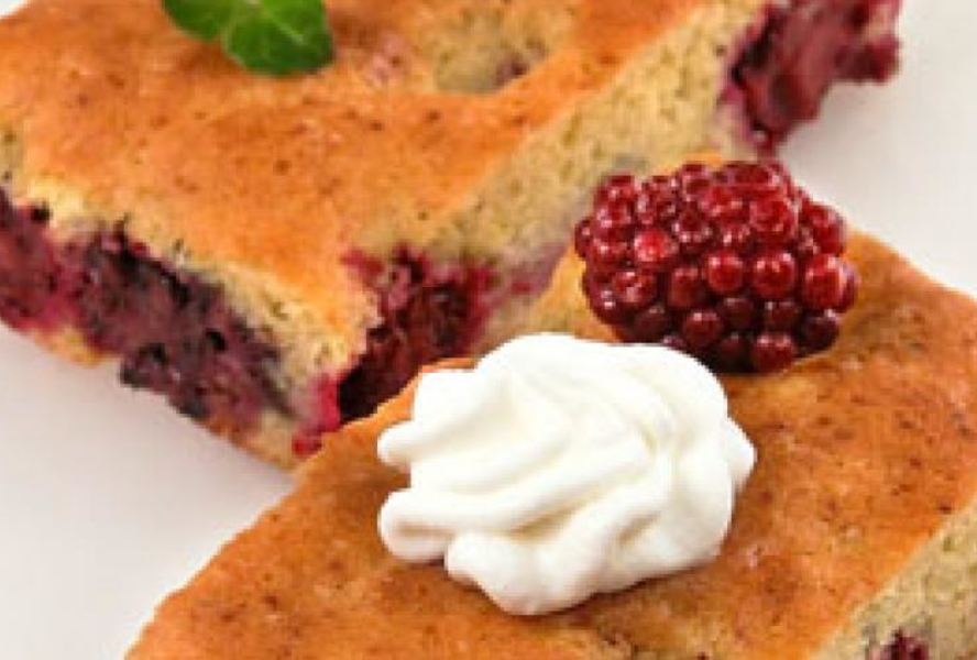 Ежевичный торт