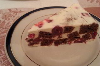 Фруктово-ягодный торт суфле