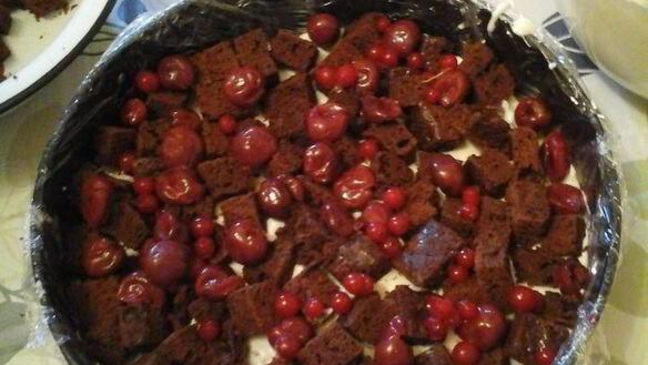 ШАГ 12. фруктово-ягодный торт суфле