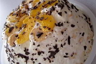 Фруктовый сливочно-сметанный торт без выпечки