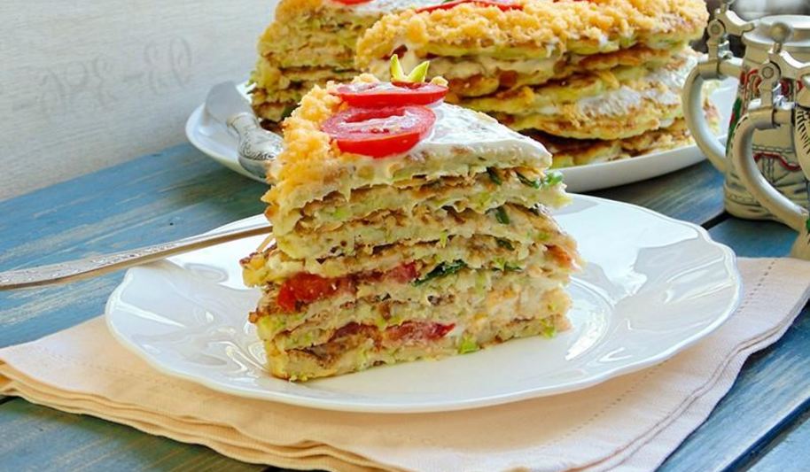 Рецепт кабачковый торт с сыром