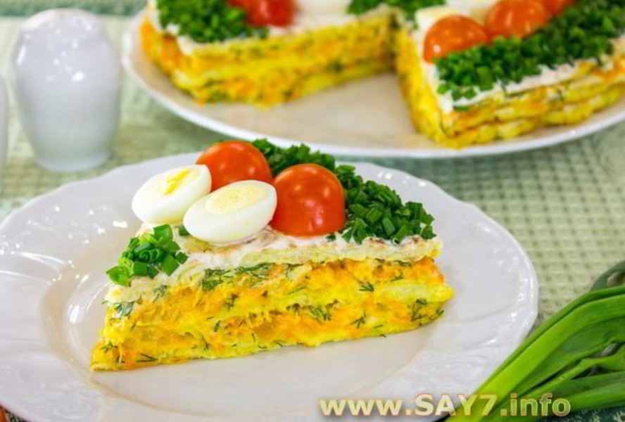 Кабачковый торт