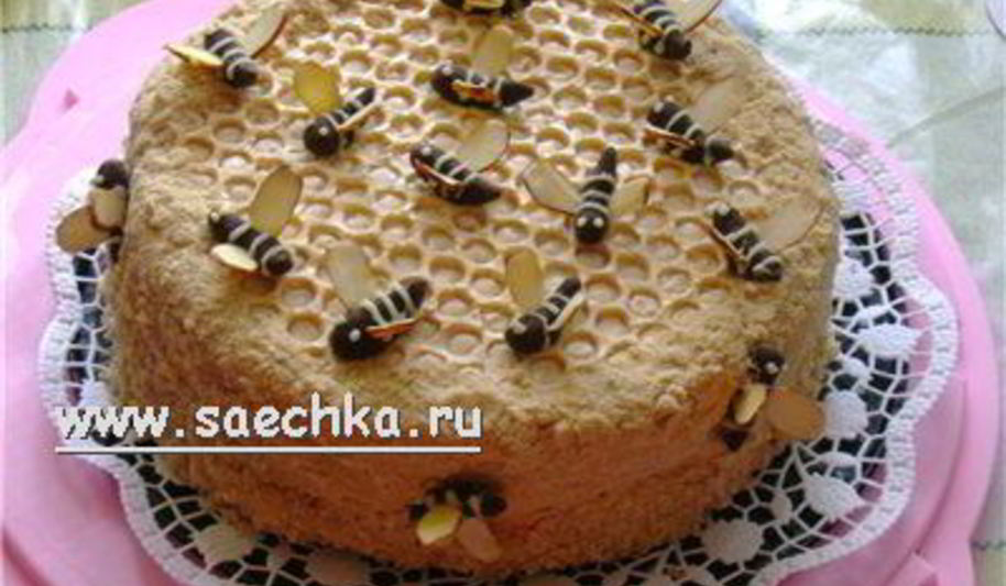 Рецепт медовик пчелка