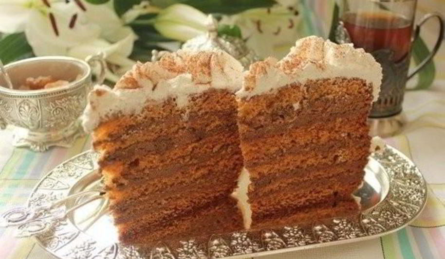 Рецепт медовик в мультиварке шоколадный бисквит