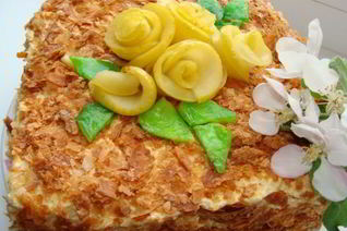 Мини-торт Яблоневый цвет