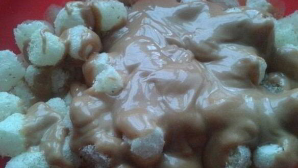 ШАГ 4. муравейник из кукурузных палочек