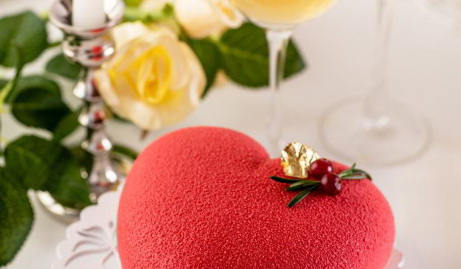 Рецепт муссовый торт сердце с вишней, лимоном и ванилью