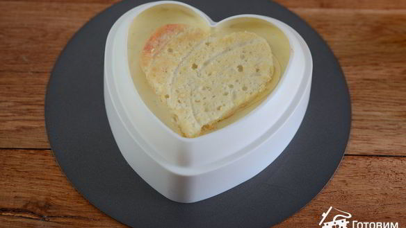 ШАГ 16. муссовый торт сердце с вишней, лимоном и ванилью