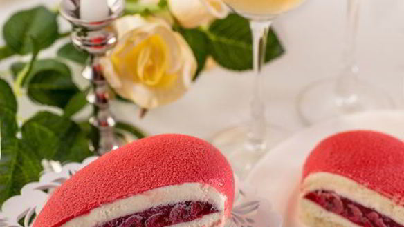 ШАГ 19. муссовый торт сердце с вишней, лимоном и ванилью