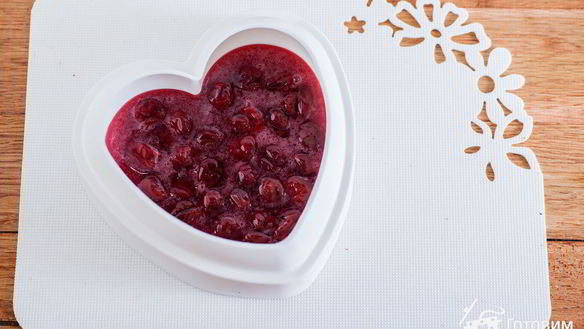 ШАГ 9. муссовый торт сердце с вишней, лимоном и ванилью