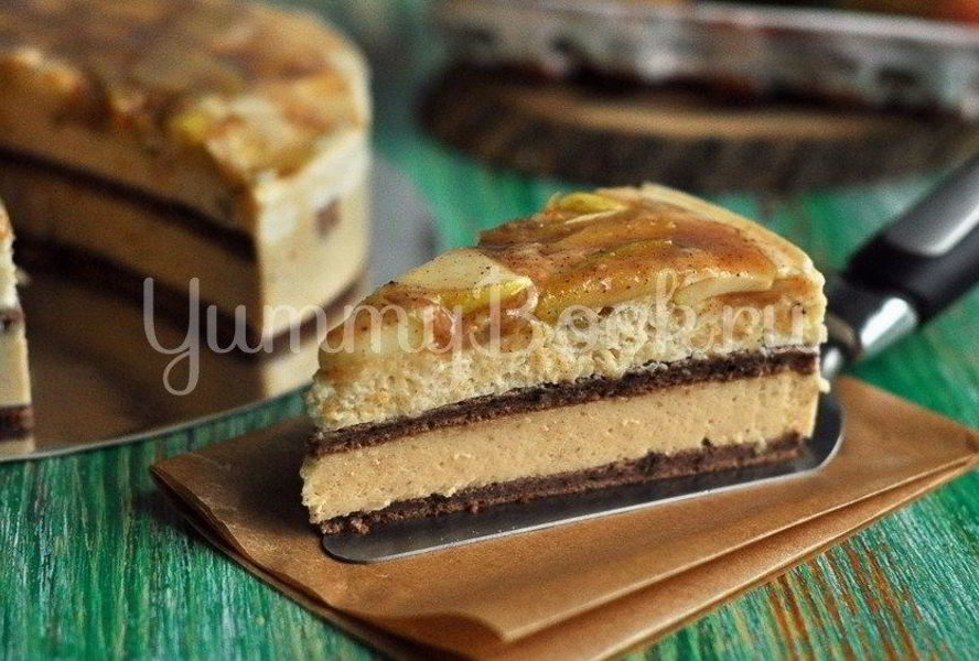 Муссовый торт Яблоко с корицей