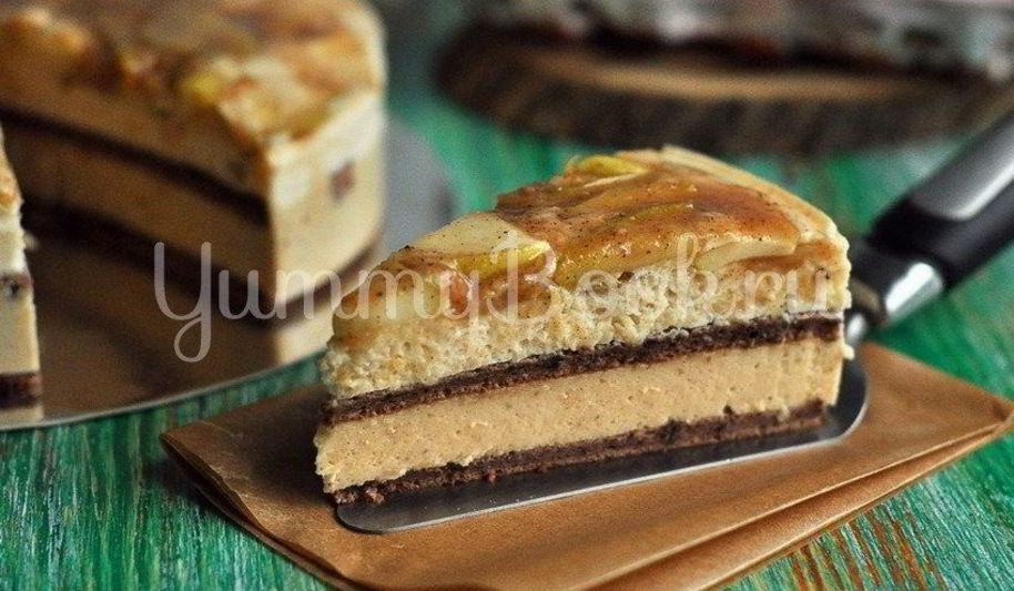 Рецепт муссовый торт яблоко с корицей