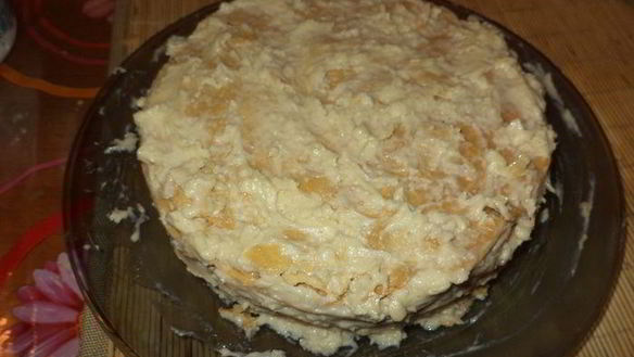 ШАГ 17. наполеон с пивом и кремом