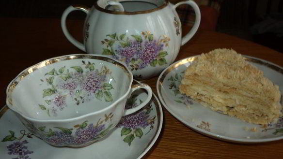 ШАГ 20. наполеон с пивом и кремом