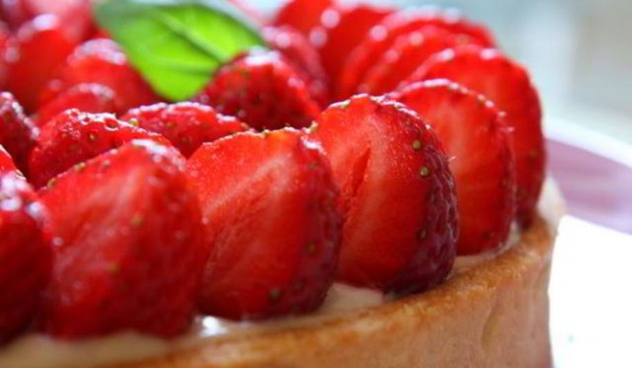 Рецепт песочный торт с клубникой