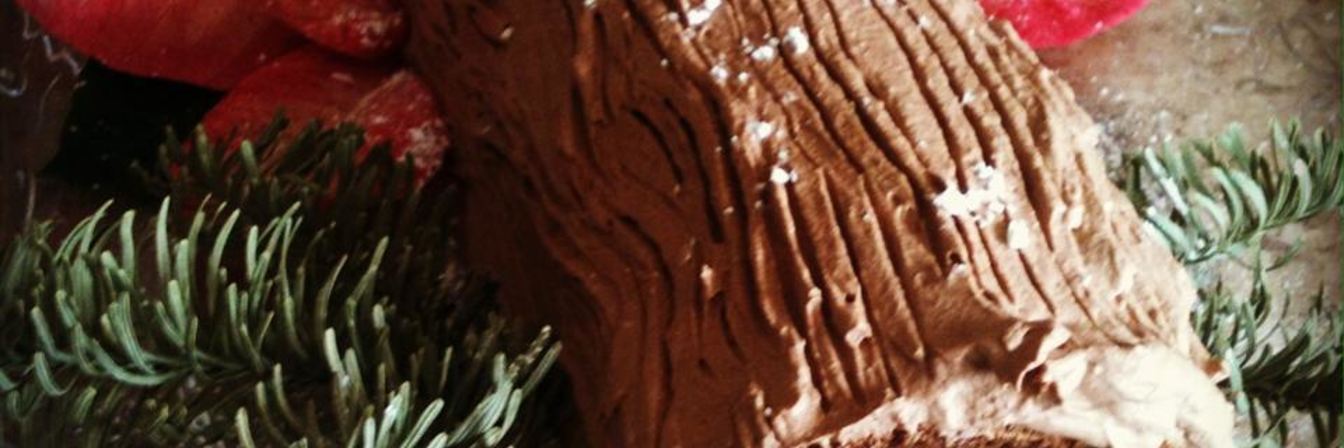 Рождественский торт Полено