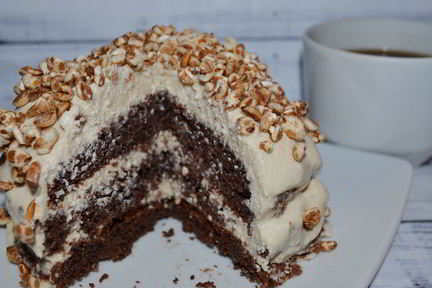 Шоколадно-кофейный торт