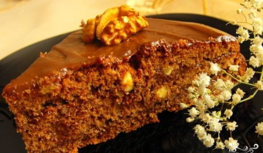 Рецепт шоколадно-ореховый торт