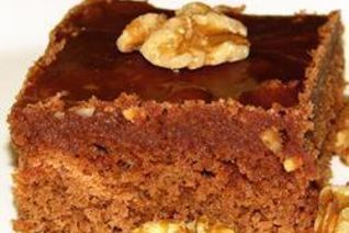 Шоколадный бисквит на противне