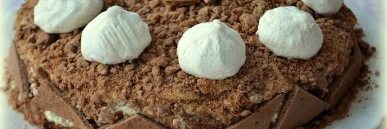 Шоколадный медовик с маминым фирменным кремом