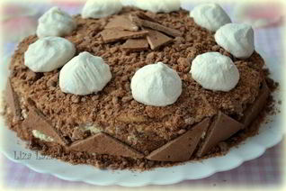 Шоколадный медовик с маминым фирменным кремом