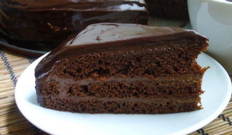 Рецепт шоколадный торт негр по-домашнему