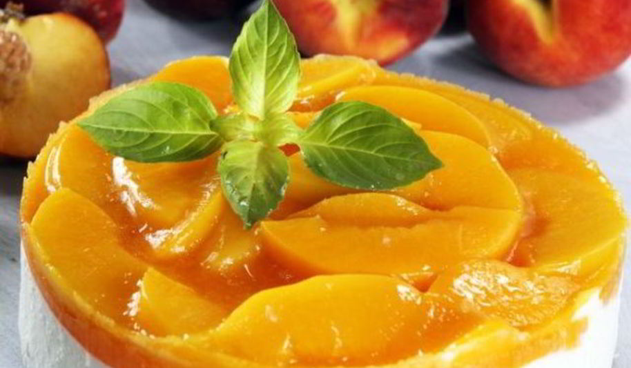 Рецепт сметанный торт с персиками