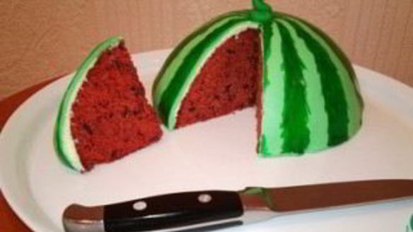 ШАГ 5. торт арбуз