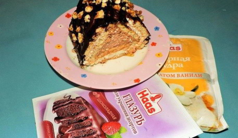 Рецепт торт без выпечки домик