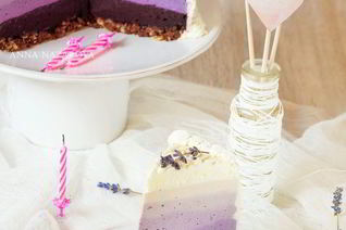 Торт Чернично-лавандовая симфония