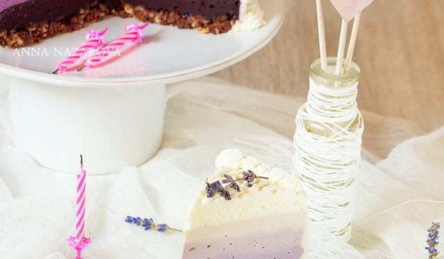 Рецепт торт чернично-лавандовая симфония