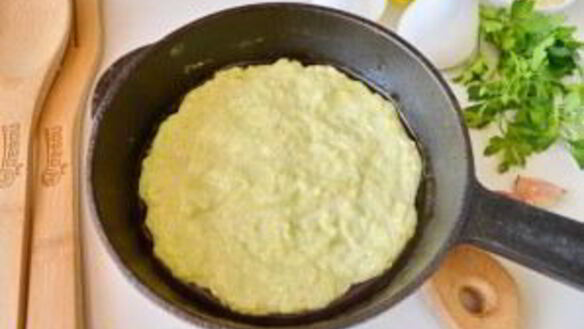 ШАГ 5. торт из кабачковых блинчиков