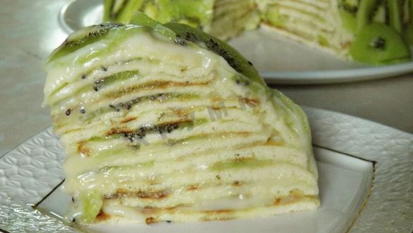 ШАГ 23. торт изумрудная черепаха на сковороде