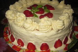 Торт Клубничное наслаждение