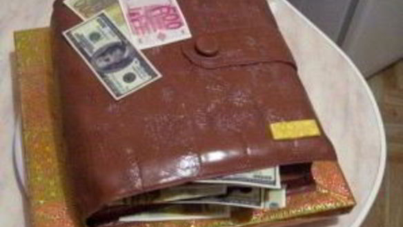 ШАГ 8. торт кошелек