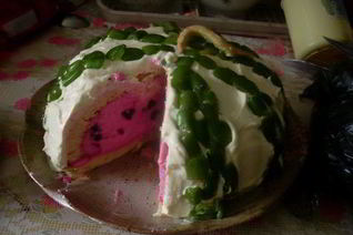 Торт-купол Арбуз без красителей