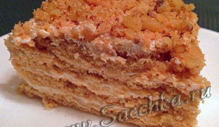 Рецепт торт медовик