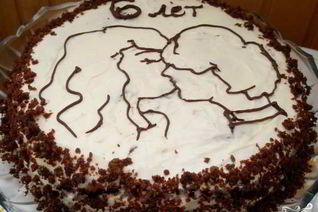 Торт на годовщину отношений