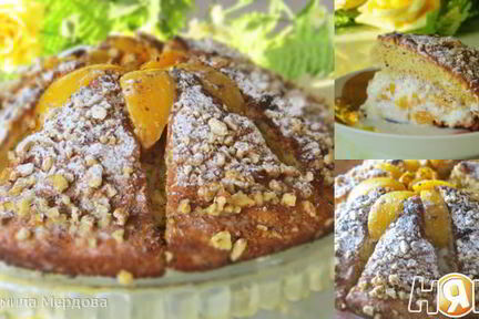 Торт Персиковый вулкан