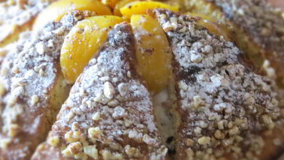 ШАГ 13. торт персиковый вулкан